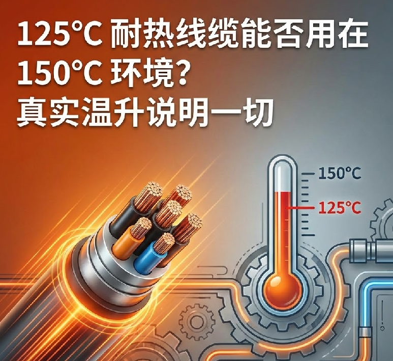 125℃ 耐热线缆能否用在 150℃ 情形？？？？？？？？真实温升说明一切